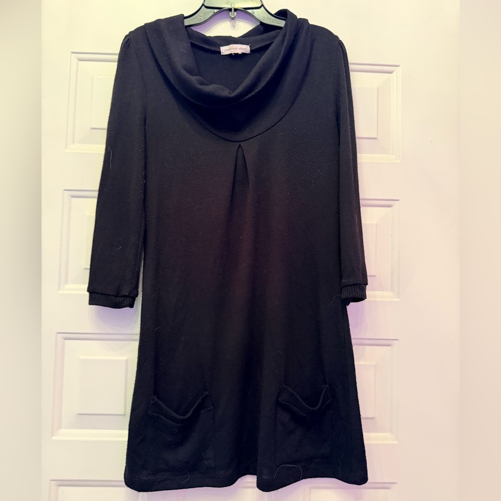 Black Cowl Neck Dress